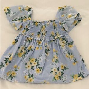 Janie and Jack Girl’s Floral Top